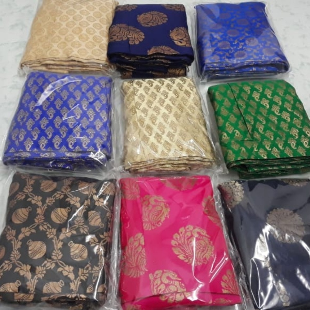 New blue gold lehenga skirt